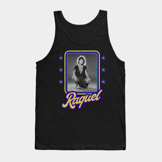 Distressed Raquel Welch Tank Top by Tee Arcade